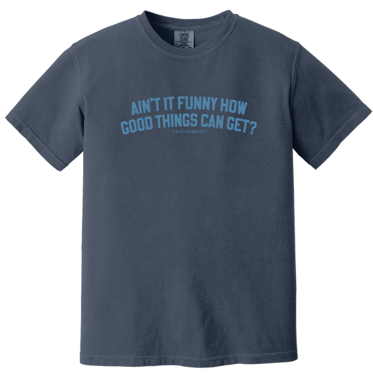 Ain't It Funny Navy Tee